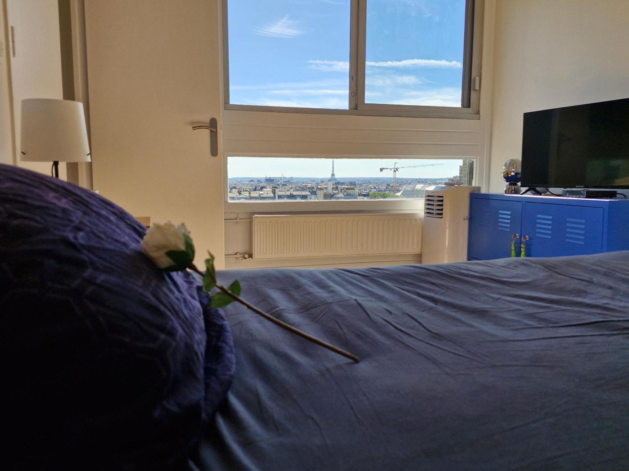 Loft 80m2 Parking Vues Magiques Appartement Paris