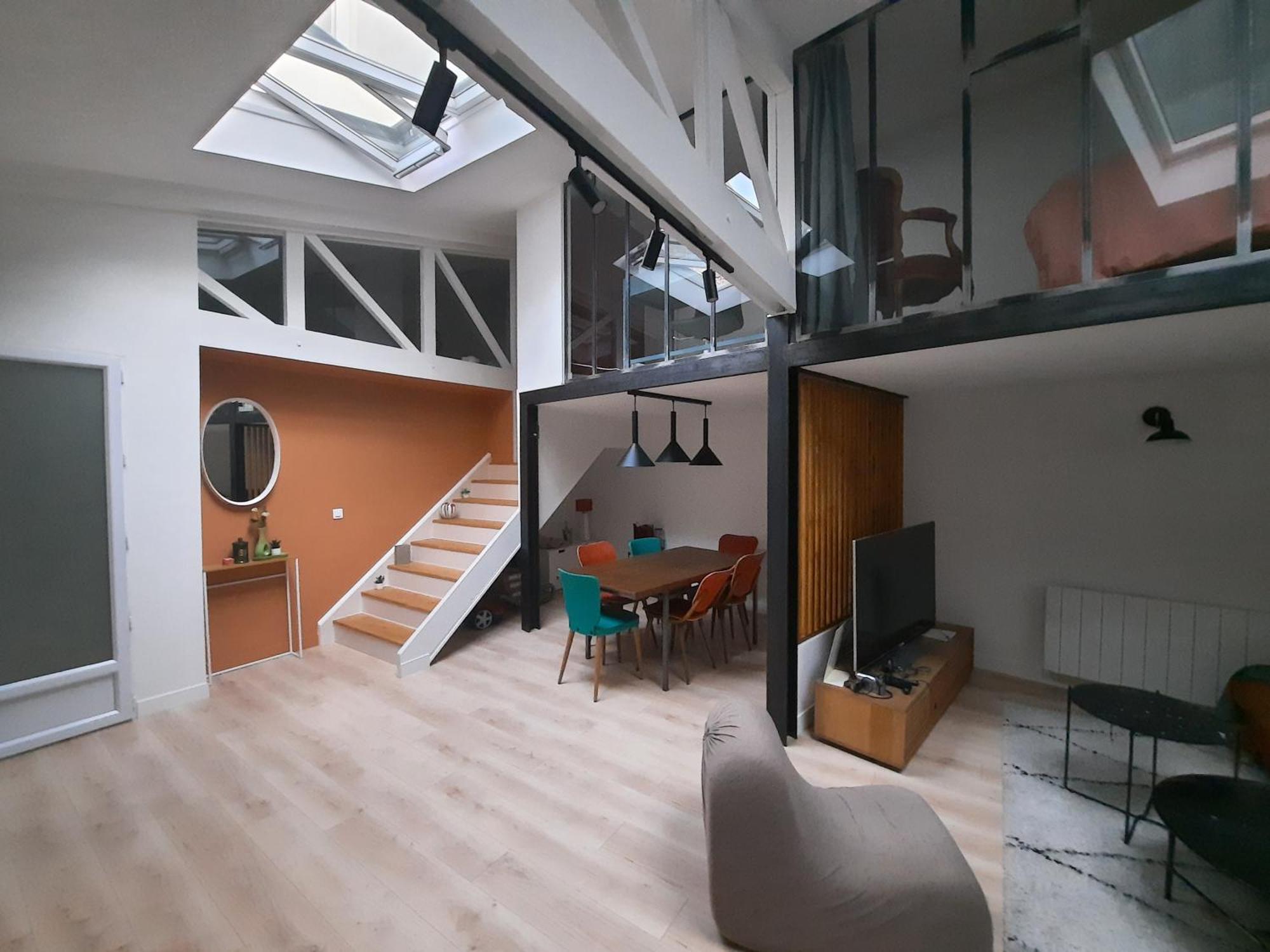 Loft 4-6 Personnes A Montmartre Séjour chez l'habitant