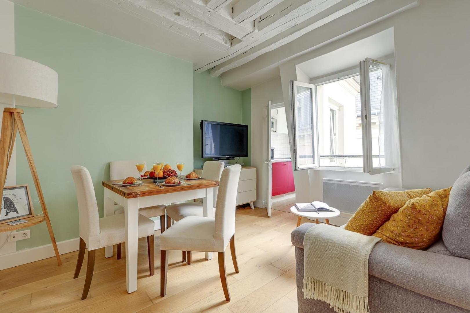 Apartment Bnbnook - Charming 1br Near Louvre & Palais Royal *