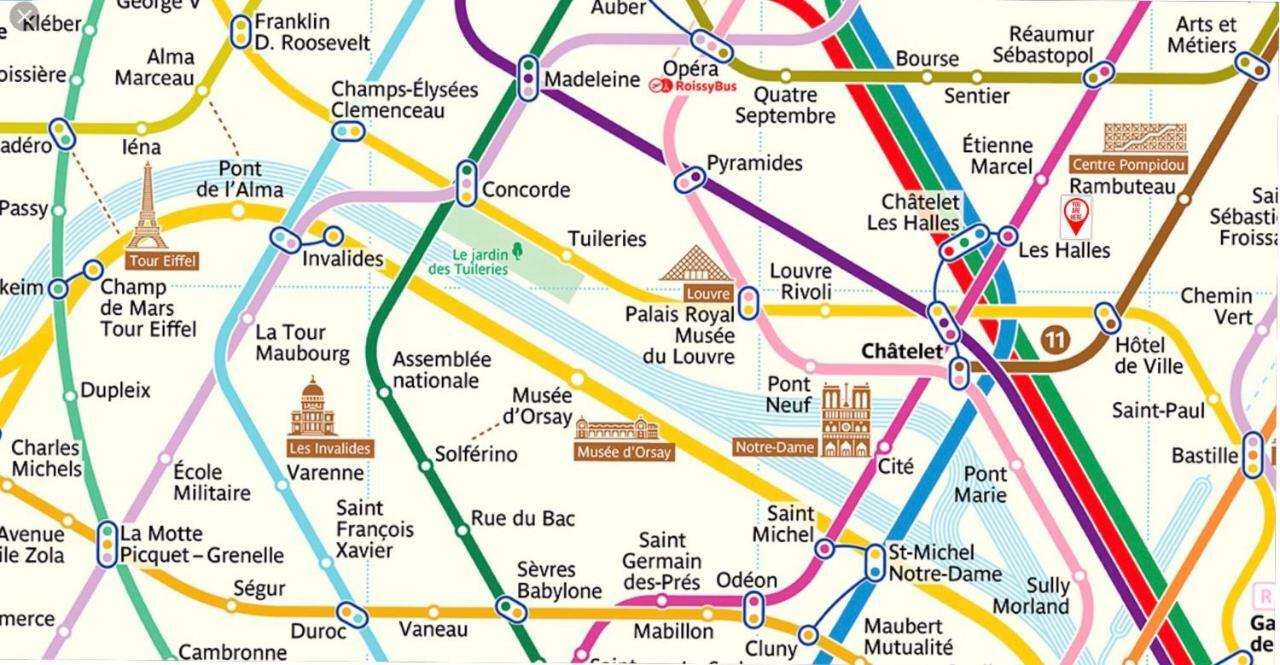 50m2 Rue Rambuteau/pompidou/marais/hotel De Apartment